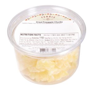 Pineapple Chunks Dried 12/10 oz | PKG