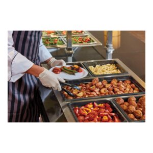 1-SALAD TONGS 6″BLACK CAMBRO 6TGS-110 | PWB