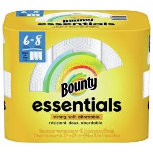 Bounty Essentials Paper Towels, 6=8 Rolls | IPG