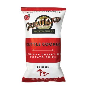 Kettle Cooked Michigan Cherry BBQ Potato Chips | PKG