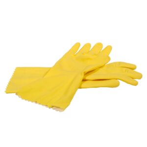 Medium Yellow Rubber Gloves | RAW