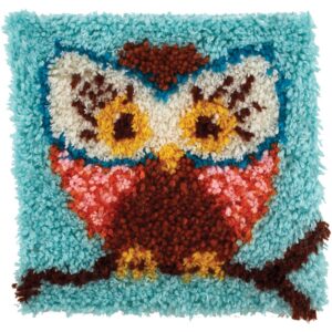 Wonderart Latch Hook Kit 12″X12″-Hoot | PNB