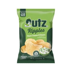 Utz Sour Cream & Onion Ripple Chips | IPG