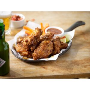 Breaded Bone-In Chicken Wing Sections | PWB