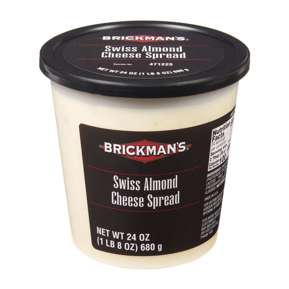 BRICKMANS CHEESE SPRD ALMND 12-24Z - Gordon Restaurant Market