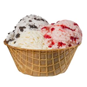 CONE WAFFLE BOWL ICE CREAM | PNB