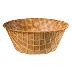CONE WAFFLE BOWL ICE CREAM | RAW