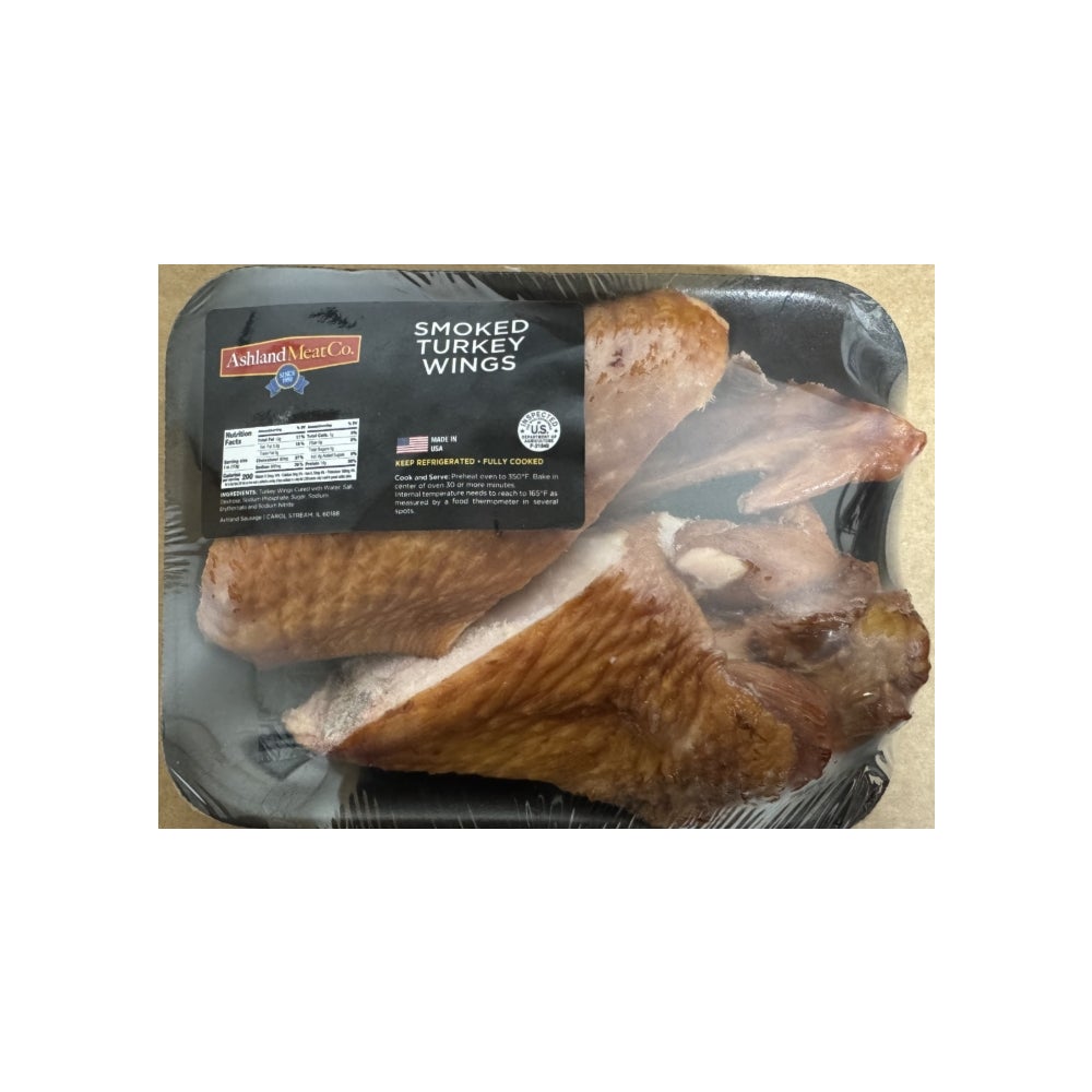 Ashland Smkd Tukey Wing 1.6#avg - Gordon Restaurant Market
