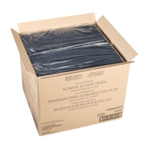 TRAY SCHOOL FM 5CMPT BLACK 4-125CT | PKG
