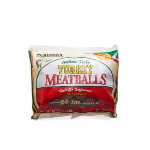 Turkey Italian Meatball 1.5# Dirussos | IPG