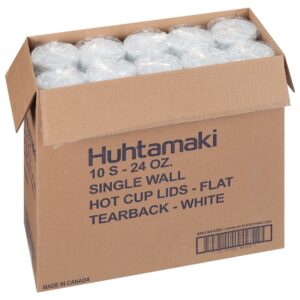 Flat Lids for 10/12/16/20/24 Oz Cups | PKG