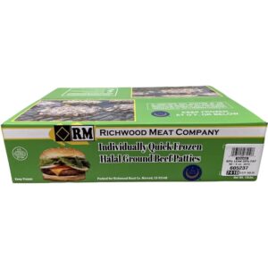 4 oz. Halal Ground Beef Patties | COR