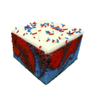 Patriotic Swirl Cake