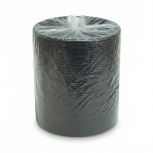 9″ Black Foam Plates | IPG