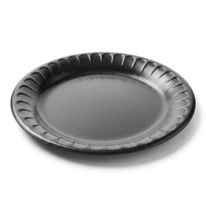 9″ Black Foam Plates | RAW