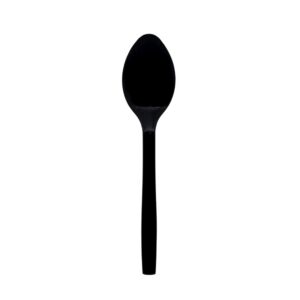 Party Essentials Black 9inch Serving Spoons 100ct | RAW