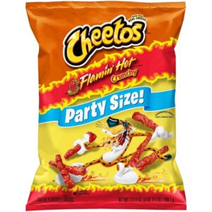 Party Size Flamin’ Hot Cheese Flavored Snacks | IPG