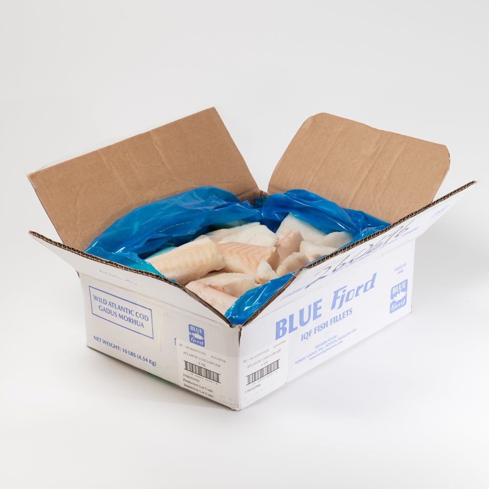 cod fish in a box Lata Codfish Extra Virgin Olive Oil The ancient need to preserve foods by salting and air Freshly caught north sea cod