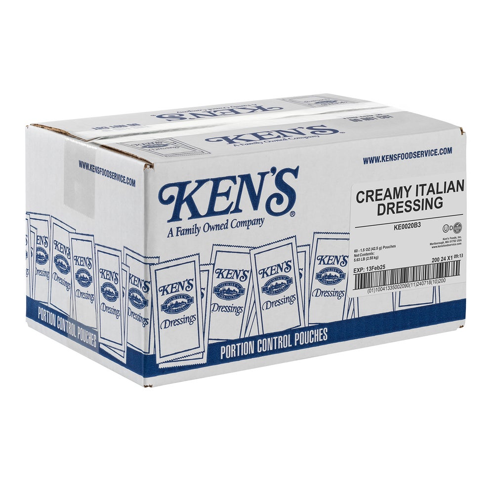 DRESSING ITALIAN CREAMY 60-1.5Z KENS - Gordon Restaurant Market