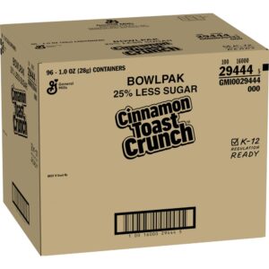 CINN TOAST CRUNCH RED SUGAR 96 BOWL G | COR