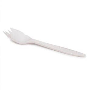 White Plastic Sporks | RAW