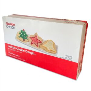 Holiday-Shaped Cookie Dough | PKG